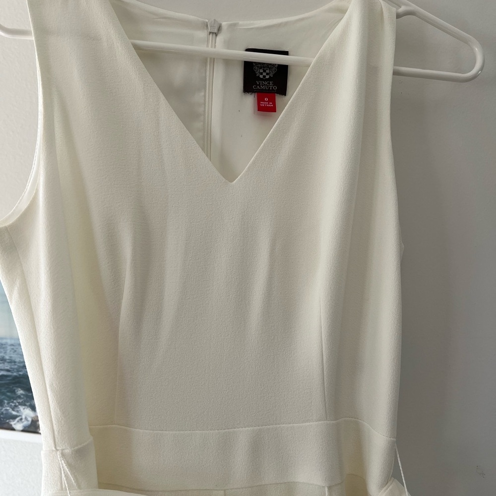 White/ivory women’s jumpsuit size 0